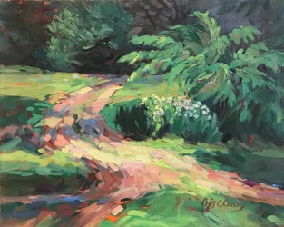 Kansas Plein Air, ca. 1980–2000 (olje på lerret)