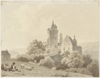 Hvilende gjeter på Schloss Lansberg