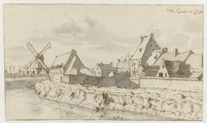 Utsikt over Grave, Nord-Brabant