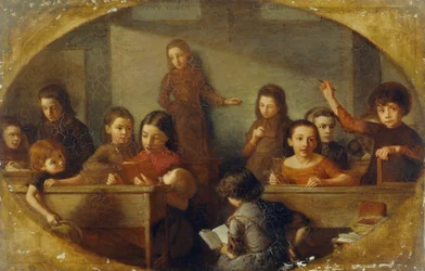 Barn på kostskolen