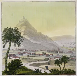 Utsikt over byen Lima i Peru, fra 