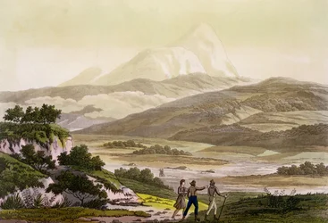 Mount Cayambe, Ecuador, fra 