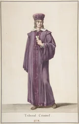 En dommer ved Straffedomstolen, ca. 1798-99