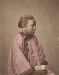 Jente fra Shanghai, 1870-tallet.