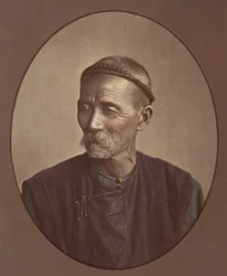 Gammel kinesisk fra Kanton, 1870-tallet.
