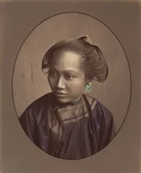 [Kvinne fra Kanton], 1870-tallet.