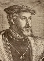 Portrett av Charles Quint, utgitt i 1920 (litho)