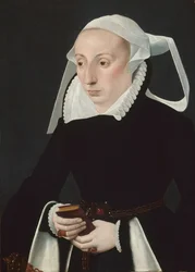 Portrett av en kvinne med en bønnebok, 156070.