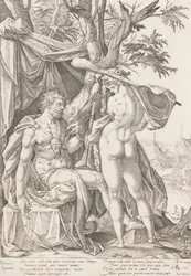 Hercules og Omphale, 1590