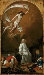 Oppstandelsen, ca. 1635 (olje på panel)