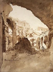 Utsikt inne i Colosseum