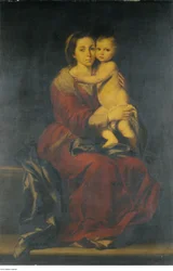 Etter Bartolomé-Esteban Murillo - Jomfruen og barnet, ca. 1660 - ca. 1699
