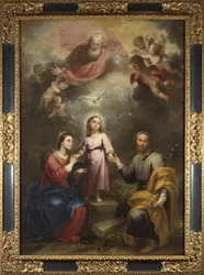 De himmelske og jordiske treenighetene Pedroso Murillo, ca. 1680