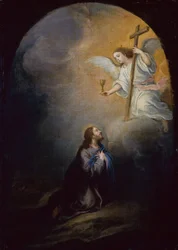 Kristus i olivenhagen (olje på lerret)