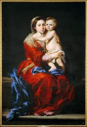 Jomfru Maria med rosenkransen (maleri på lerret)