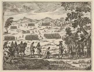 Francesco I d'Este dømmer en edel fransk tjenestemann til døden som et eksempel for å forhindre fremtid..., 1659.