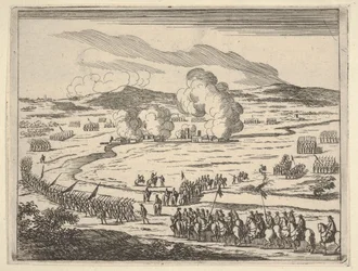 Beleiringen av Alexandria begynner, fra ideen om en kristen prins og helt i Francis ..., 1659.