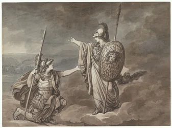 Athene viser seg for Telemakhos (Odyssevs