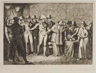 Pius VII. Bortført av franskmennene om natten den 6. juli 1809