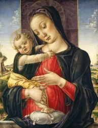 Madonna og barnet, ca. 1475 (tempera på poppelpanel)