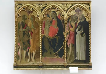 Madonna med barn og helgenene døperen Johannes, Maria Magdalena
