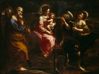 The Flight into Egypt (olje på lerret)
