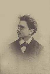 Portrett av komponisten Hans Huber 1852-1921, 1898.