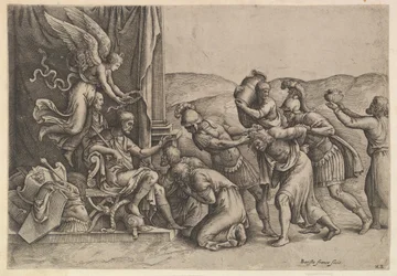 Scipio gir nåde til fangene, 1530-61.