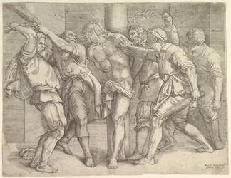 Flageleringen, ca. 1552-61.
