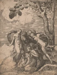Funnet av Moses, 1540-årene.