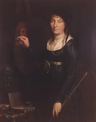 Portrett av en kunstner (selvportrett?) 1800 (olje på lerret)