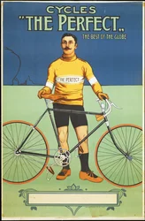 Reklameplakat for sykkelen The Perfect, 1895