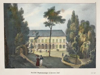Phylharmonic Society i Antwerpen 1826, ca. 1895 (fotokrom)