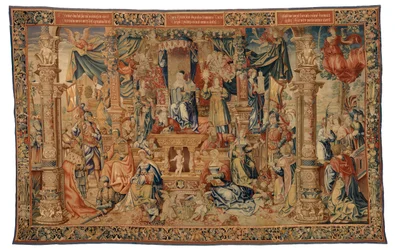 Tapestry, Faith Velkommen til antikkens helter, laget i Brussel, Belgia