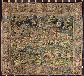 Jaktteppet til produsentene i Brussel. 1500-tallets gener, Musei di Strada Nuova