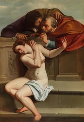 Susanna og de eldste. Etter Artemisia Gentileschi.