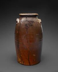 Churn, c. 1880 (slipglasert steintøy)