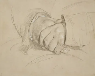 Clasped Hands, som sies å være poeten William Wordsworth