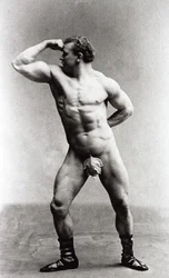 Den tyske kroppsbyggeren Eugen Sandow
