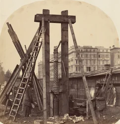 Byggingen av den internasjonale utstillingen i 1862 i South Kensington, 1862