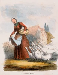 Gårdstun, c1845