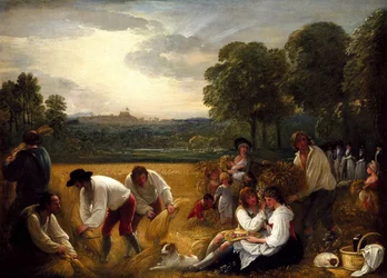 Innhøsting i Windsor av Benjamin West, PRA
