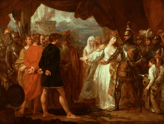 Dronning Philippa går i forbønn for livene til borgerne i Calais, 1788