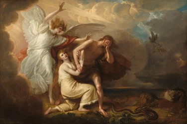 Utdrivelsen av Adam og Eva fra paradiset, 1791