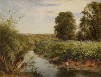 På Teme i Worcester, 1855