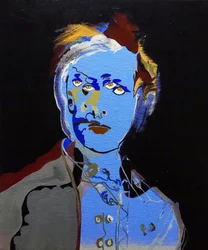 50 store forfattere i historien: Arthur Rimbaud, 2015 (olje og akryl på lerret)