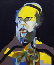 50 store forfattere i historien: Paul Verlaine, 2015 (olje og akryl på lerret)