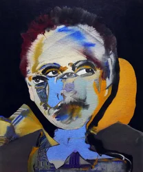 50 store forfattere i historien: Tennessee Williams, 2015 (olje og akryl på lerret)