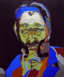 50 store forfattere i historien: Victor Hugo, 2015 (olje og akryl på lerret)