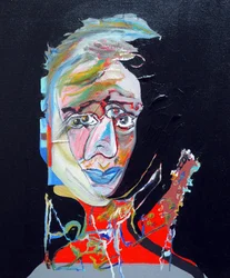 50 store forfattere i historien: Virginia Woolf, 2015 (olje og akryl på lerret)